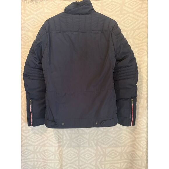 Fusalp Apres-Ski 1952 Puffer Jacket Quilted Coat‎ Navy Blue Full Zip Menswear - Picture 9 of 12